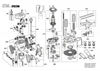 Bosch 3 603 B6C 700 Pof 1300 Ace Router 230 V / Eu Spare Parts